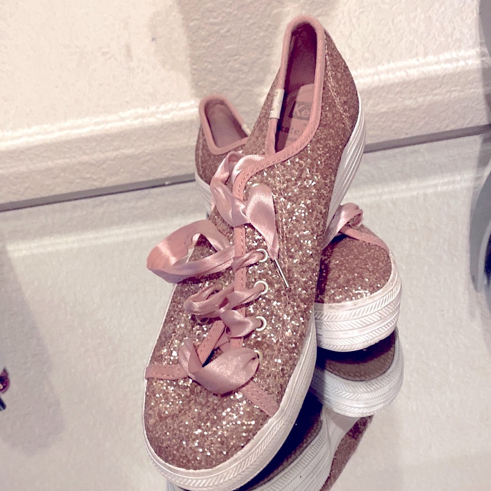 kate spade glitter shoes